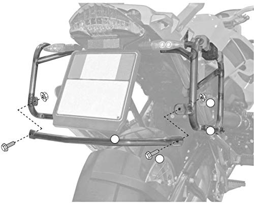 GIVI Pl684Cam Tubular Cam Side Pannier Holder BMW R1200 GS