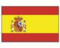 Bandera gigante: España con escudo de armas, 150 x 250 cm