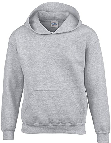 GILDAN Heavy Blend Childrens Unisex Hooded Sweatshirt Top/Hoodie (XL) (Maroon)