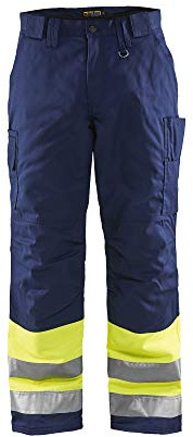 Blaklader 18621811 Winterhose High Vis, Gelb/Marine, grootte D104