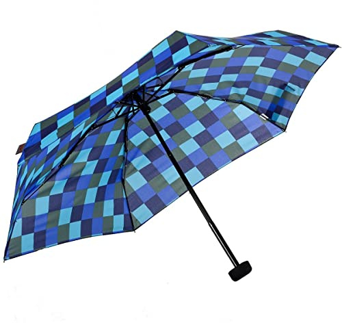 Euroschirm Taschenschirm Dainty - CWS1 (Blautöne kariert)