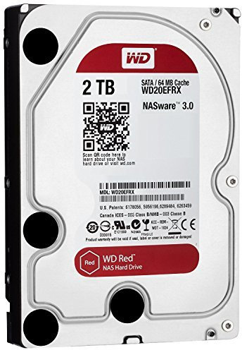 WD Red 2TB NAS Desktop Hard Disk Drive - Intellipower SATA 6 Gb/s 64MB Cache 3.5 Inch - WD20EFRX Size: 2TB Model: WD20EFRX, Gadget & Electronics Store