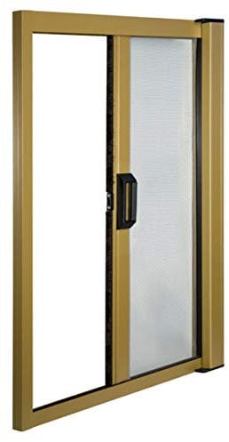 Irs ZANZARIERA AVVOLGIBILE in Alluminio Modello Sottile per Porta CM 160 X 250 RIDUCIBILE Bronzo