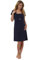 Italian Fashion Chemise de Nuit Allaitement | Pyjama Grossesse et Maternité | Pyjama Femme Enceinte pour la Maison et l’Hôpital | Tenue Maternité Accouchement avec Encolure Ronde S-XXL