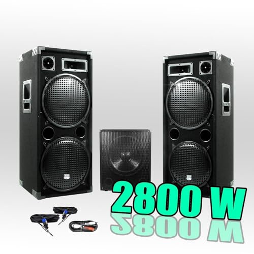 Paquete 15215 2800W subwoofer bi-amplificado