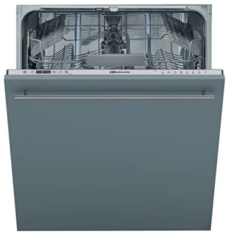 Bauknecht BIC 3C26 Vollintegrierter Geschirrspüler 60 cm / ActiveDry / Sensorprogramm / Multizonenoption / Expressprogramm / Vollwasserschutz, Silber, ohne Frontblende [Energieklasse A++]