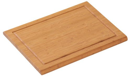 KESPER 58102 Tranchierbrett aus FSC-zertifiziertem Bambus, 44 x 32 x 1.8 cm, Braun