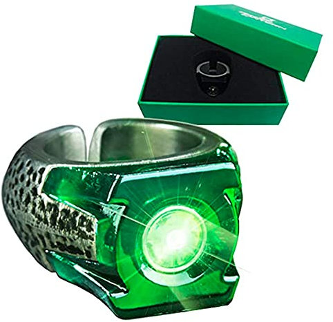 The Noble Collection Green Lantern Light-Up Ring () Costume Accessory