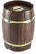 Royal Handcrafted Barrel Shaped Wooden Money Bank