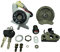 One by camamoto Kit Serrature Completo Blocchetto Chiavi avviamento (cod 77208220 con Tappo Benzina e sportello Porta Oggetti Compatibile con Yamaha aerox/MBK Nitro dal 1997 al 2002)