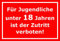Melis-Folienwerkstatt Aufkleber – Jugendliche unter 18-15x10cm – S00080-127-D 20 VAR