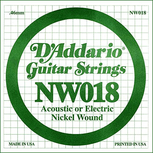 D'Addario NW020 Nickel Wound Electric Guitar Single String