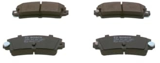 Bosch BP638 - Brake Pads Car Rear Axle - 1 Set of 4 Pads