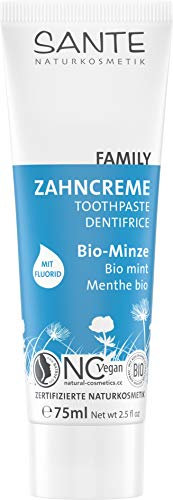Sante Naturkosmetik Zahncreme Bio-Minze Mit Fluorid, 75 Ml , (1Er Pack)