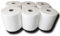 Premium Handtuchrollen 2-lagig, ca. 21 cm breit, aus 100% Zellstoff, kompatibel mit Spendern für Außenabwicklung, 6 Rollen – Weiche und saugstarke Papierhandtuchrollen