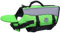 VIVAGLORY Giubbotto Salvagente per Cani con Galleggiante Anteriore Rimovibile, Gilet di Salvataggio per Cani con Rifiniture Riflettenti e Imbottitura Extra per Nuoto e Navigazione, Verde Fluo, XS