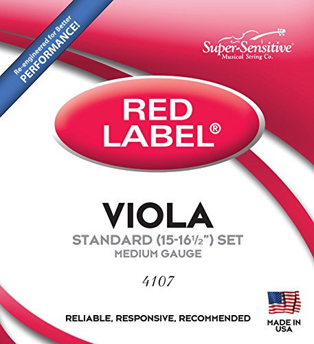 Super Sensitive Red Label Viola Set 15-16.5 Medium