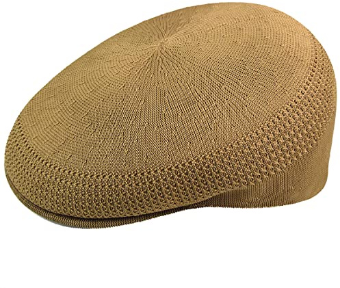 Kangol Tropic Ventair 504 Flat Cap, Brown (Brown), Medium