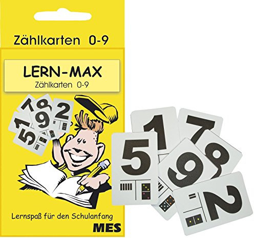 SEEHAUS 1991 Lernfix Zählkarten 0-9 in Schachtel