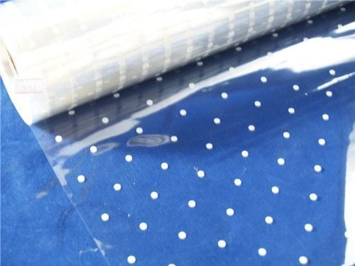 20m x80cm white dot floristry/wrapping cellophane wrap/roll