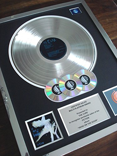 THE CURE HEAD ON THE DOOR MULTI PLATINUM DISC RECORD AWARD
