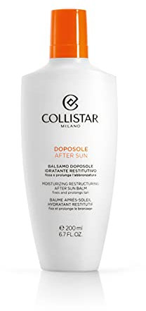 Collistar Balsamo Doposole Idratante Restitutivo, Emulsione Ricca, Nutriente e Restitutiva, Facile Assorbimento, Dona alla Pelle Comfort e Morbidezza, Fissa e Allunga l'Abbronzatura, 200 ml