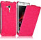 KARYLAX Seluxion - Housse Etui Coque Rigide à Clapet pour Sony Xperia SP Couleur Rose Fushia + Film de Protection
