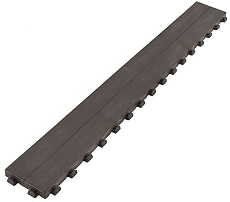 Art Plast Baldosa plástica para Suelo (jardín, terraza, Piscina, Camping, balcón, Exterior) Marrón WOODENLIKE, 117x15,7x2,5 cm (116,5x14,3x2,5 Netos) 1m²: 6 láminas