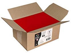 Clairefontaine 55585C - Karton mit 200 Umschläge Pollen, selbstklebend Format DL 11x22 cm 120g lose, ideal für Ihre Einladungen und Korrespondenz, Dunkelrot, 1 Pack