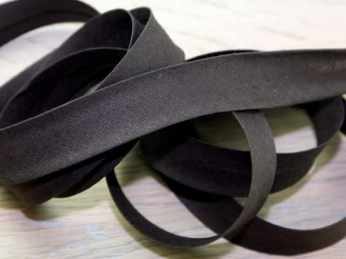 Prym Cotton Bias Binding Dark Brown, 100% CO, 20 mm Falzung: 40/20 mm | 30 m