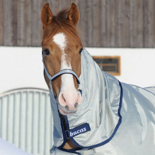 Bucas Power Turnout Combi Neck, Halsteil, Silber, Grösse XS (Rückenlänge 115 cm)