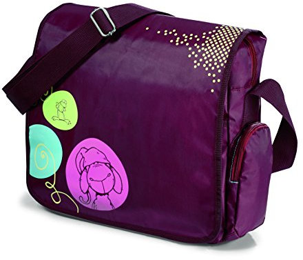 Nici 34316 - Schultertasche Jolly Sleepy Nylon 38 x 33 x 8 cm, braun
