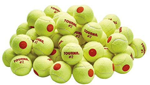 Tourna niedrige Kompression Stage 2 Orange Dot Tennis Ball, Unisex, einfarbig