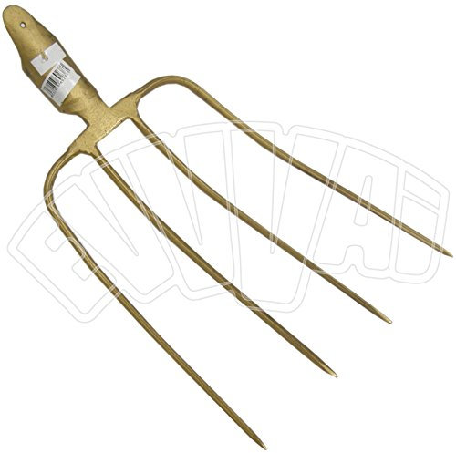 FORCA 4 DENTI FORCONE ACCIAIO AUSTRIA EXTRA GIARDINO RACCOLTA FIENO SENZA MANICO