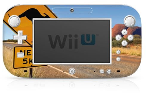 DeinDesign Skin kompatibel mit Nintendo Wii U Gamepad Folie Sticker Kangaroo Australien Strasse