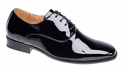 Goor Uomo Patent Oxford Scarpa Nero 9 UK / 43 EU