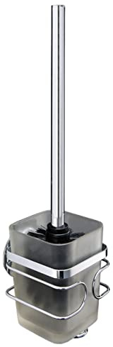 Maximex TurboFIX Edelstahl WC-Garnitur - WC-Bürstenhalter, Edelstahl rostfrei, 9 x 37 x 10.5 cm, Glänzend