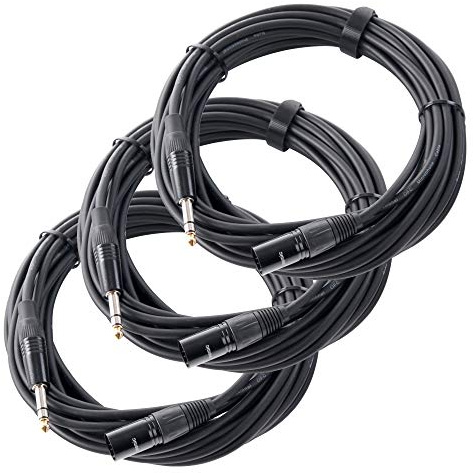 Pronomic Stage JXM-10 Stereoklinke/XLR 10m 3x Set