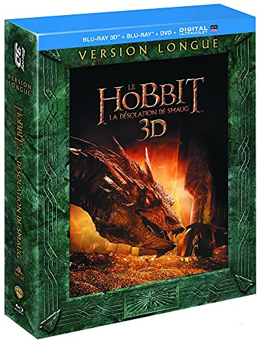 Le Hobbit : La désolation de Smaug [Version longue - Blu-ray 3D + Blu-ray + DVD + Copie digitale]