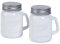 White Glass Mason Jar Salt and Pepper Shakers by Mason Craft & More