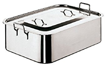 Brasiera Con Coperchio Cm 61 Inox