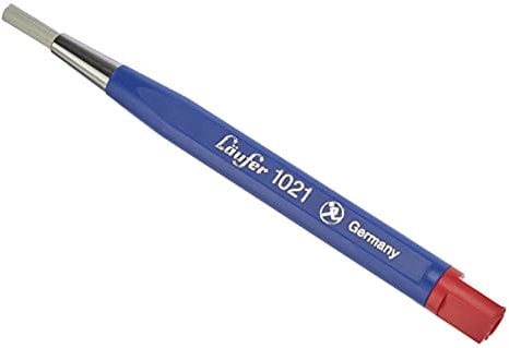 Läufer 69119 Glasfaserradierstift zum Radieren, Säubern und Reinigen, nachfüllbarer Glasradierer mit Metallspitze, stufenlos verstellbar