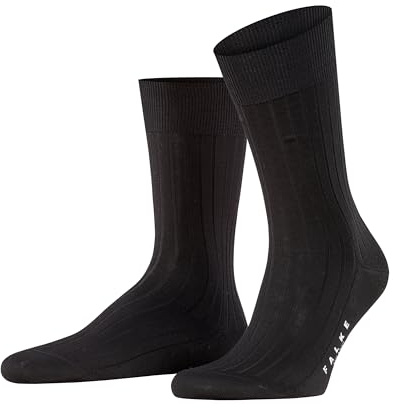 FALKE Herren Milano Socken atmungsaktive nachhaltige biologische Baumwolle angenehmes Fußklima durch Klimaaktivsohle fein flache Naht für druckfreie Fußspitze gerippt Business Alltag 1 Paar