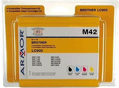 ARMOR B10125RE - Alternative Brother LC900 B/C/M/Y