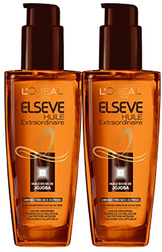 L'Oréal Paris Elseve Huile Extraordinaire pour Cheveux Très Secs 100 ml - Lot de 2