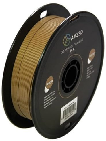 1.75mm Holz PLA 3D Drucker Filament - 1 kg Spule (2,2 lbs) - Maßgenauigkeit +/- 0,03 mm