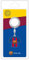 Fc Barcelone Die goldene Feder Schlüsselanhänger Trikots Heimtrikot 16/17 Blister Metall Mehrfarbig 8,5 x 18 x 2,5 cm