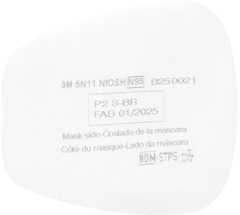 3M Partikelfilter 5N11, N95 Atemschutz (10 Stück)