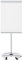 magnetoplan Flipchart Junior Plus, mobil | Schreibfläche: 680 x 1040 mm | Farbe: Weiß/Lichtgrau | Mobil mit 5 Rollen | Inkl. 2 Seitenarmen | Perfekt für Präsentationen, als Magnettafel & Whiteboard