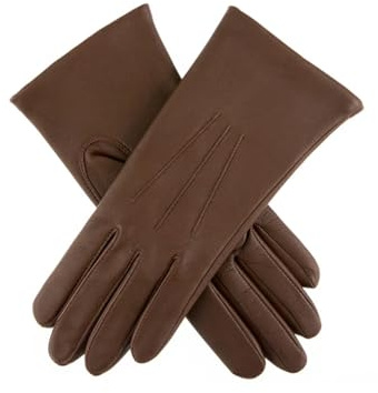 Dents Emma Women's Classic Leather Gloves CHESTNUT 7